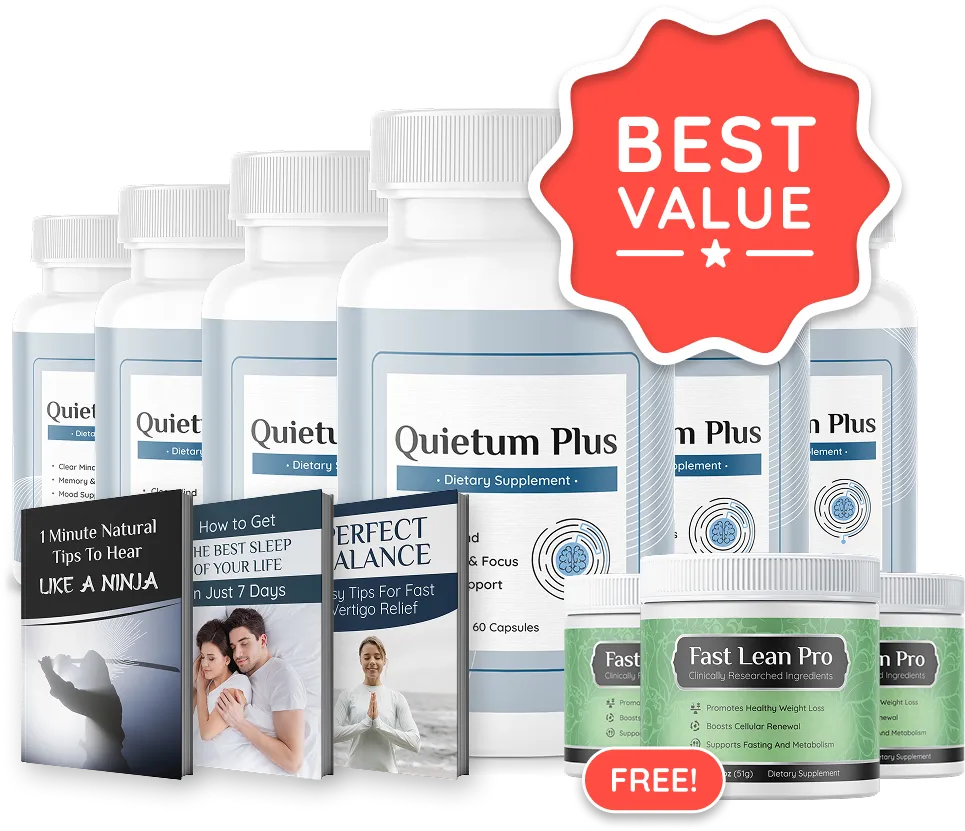 Six bottles of Quietum Plus